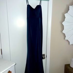 Blue gown